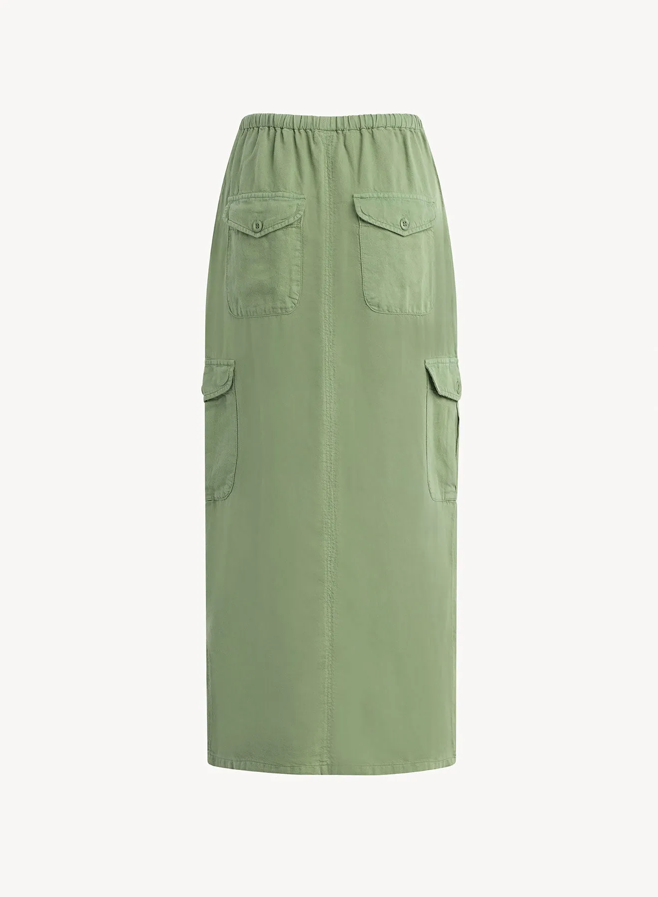 Goldie Bellow Pocket Cargo Skirt - Lush Foliage