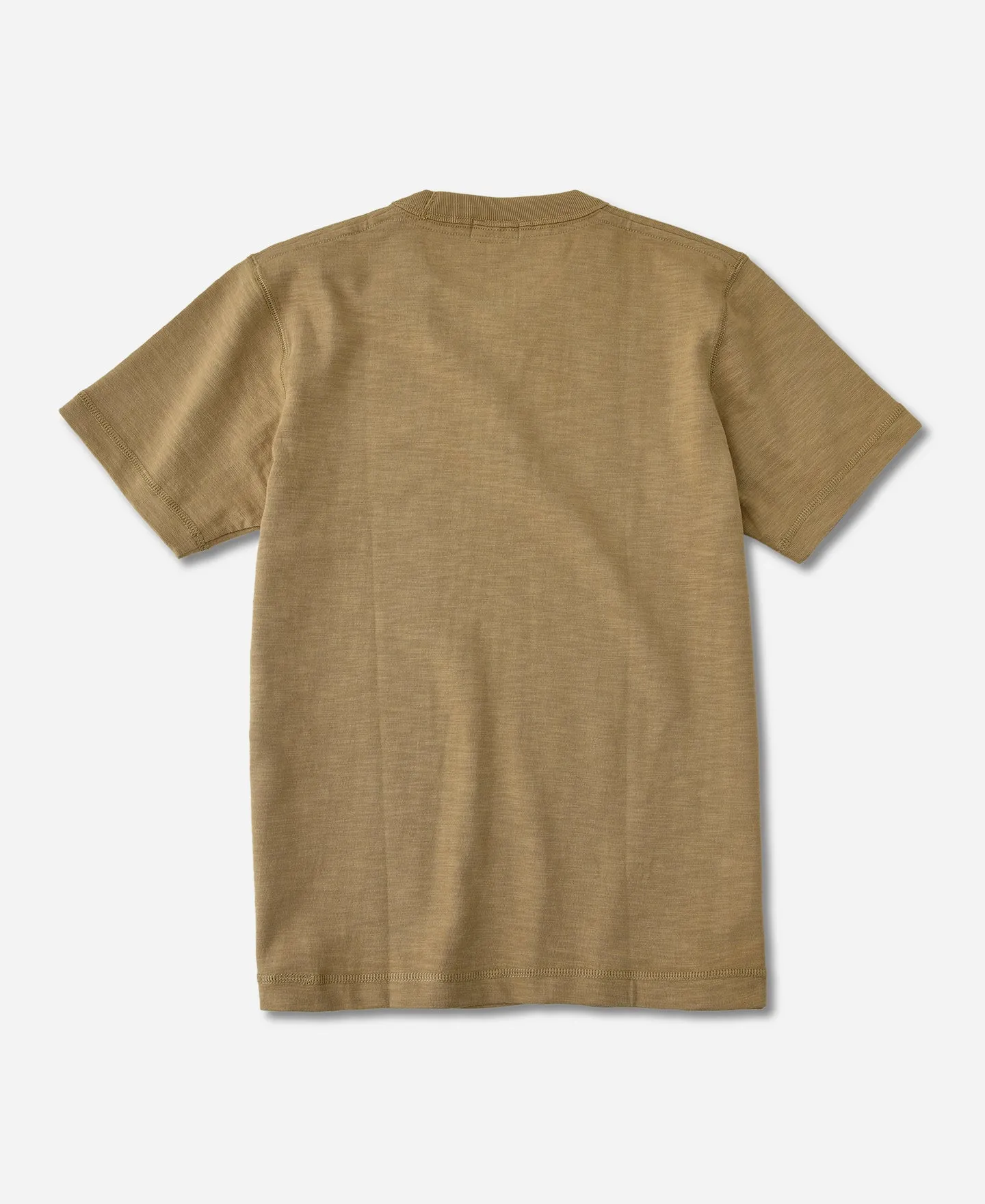 Heavyweight US Cotton Gusset Tubular T-Shirt - Sand