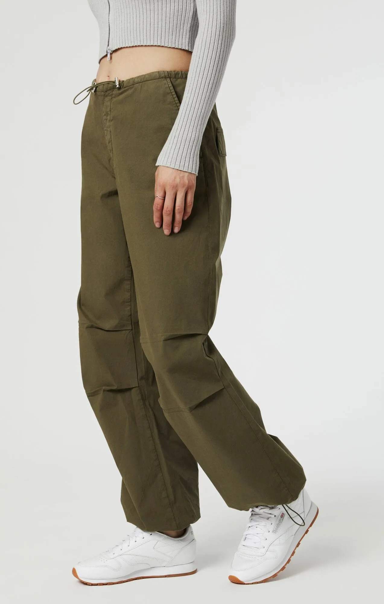 HILL PARACHUTE PANTS IN KHAKI MOVE