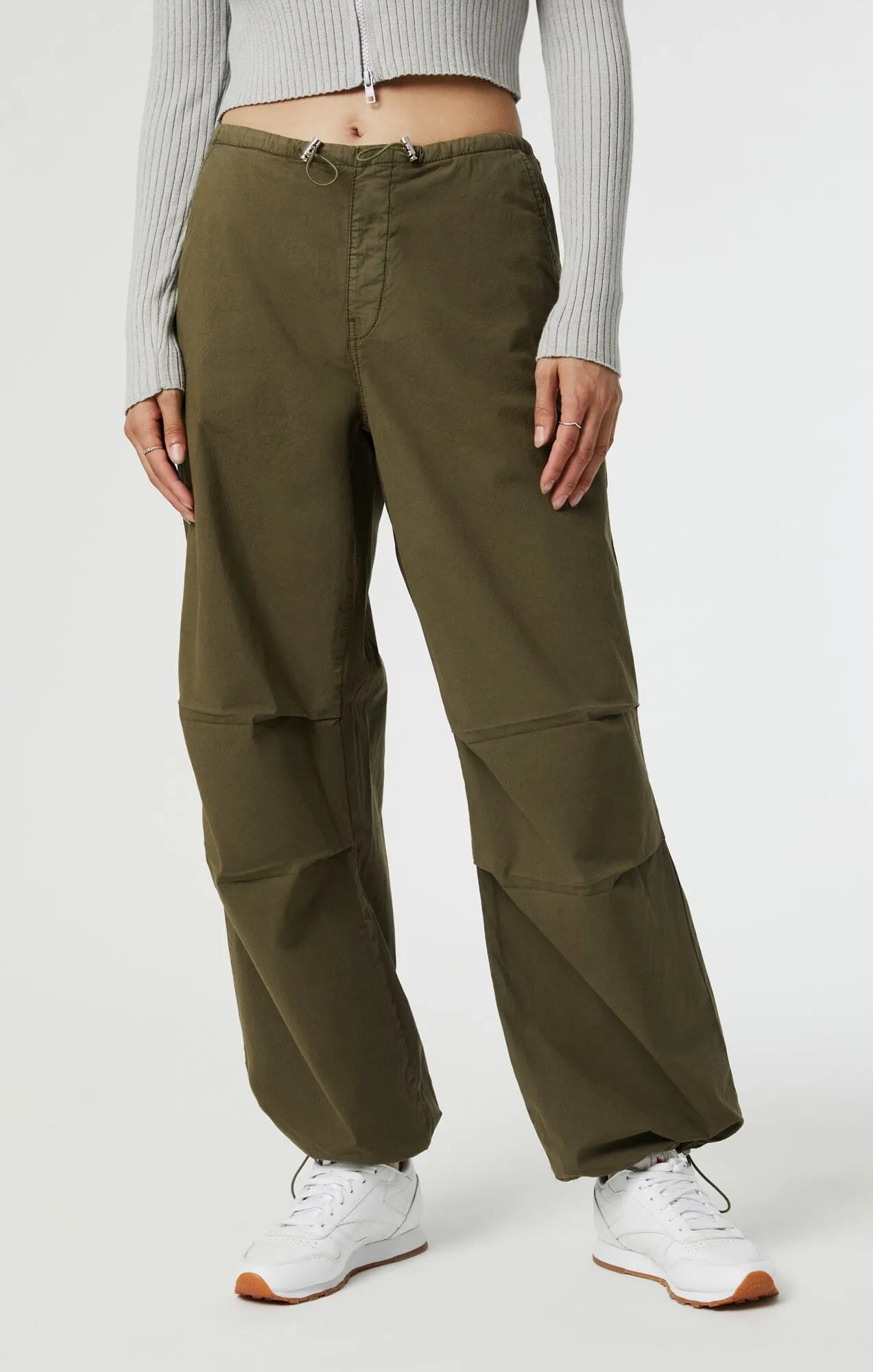 HILL PARACHUTE PANTS IN KHAKI MOVE