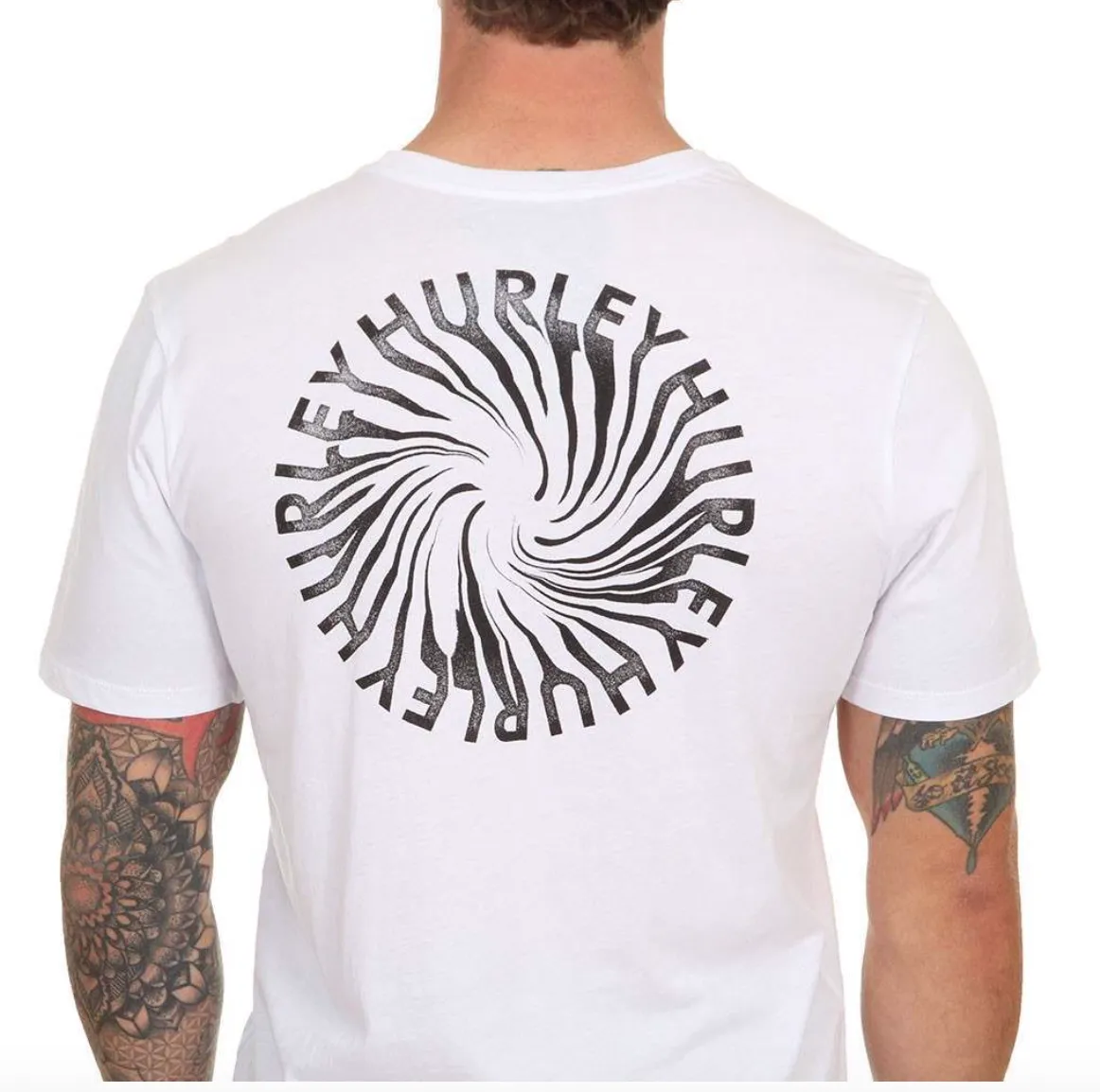 Hurley Wormhole Tee White