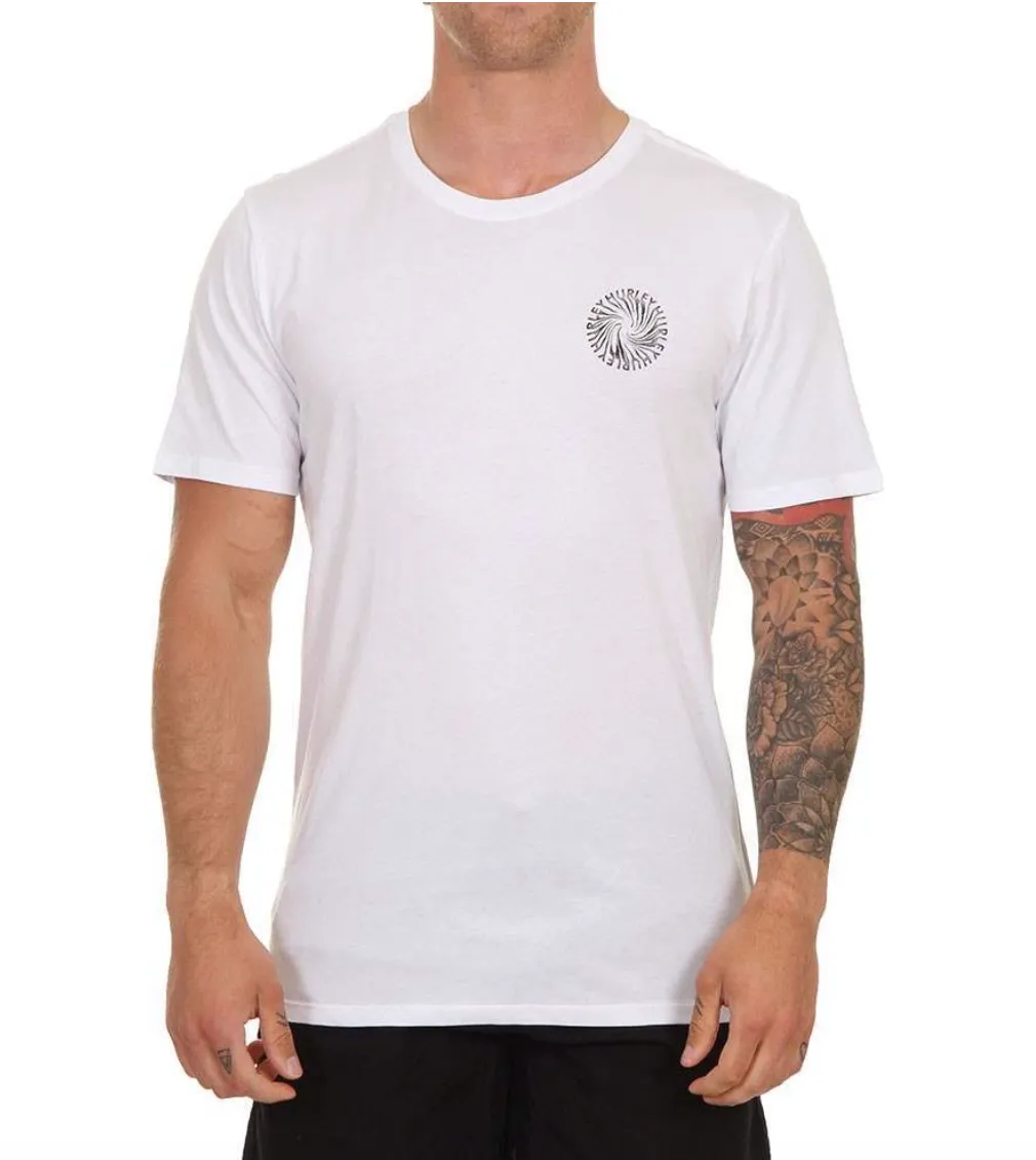 Hurley Wormhole Tee White