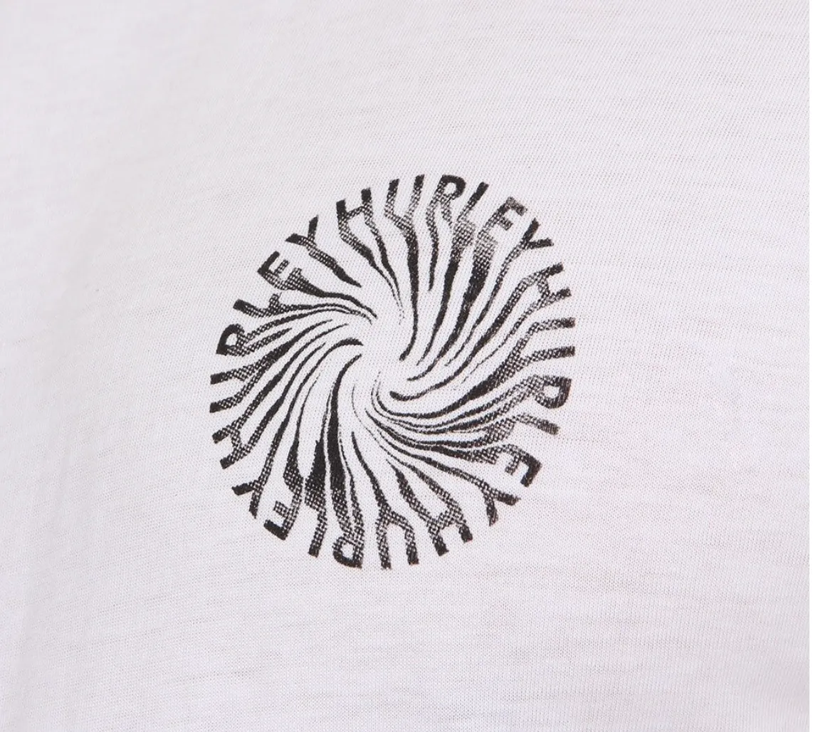 Hurley Wormhole Tee White