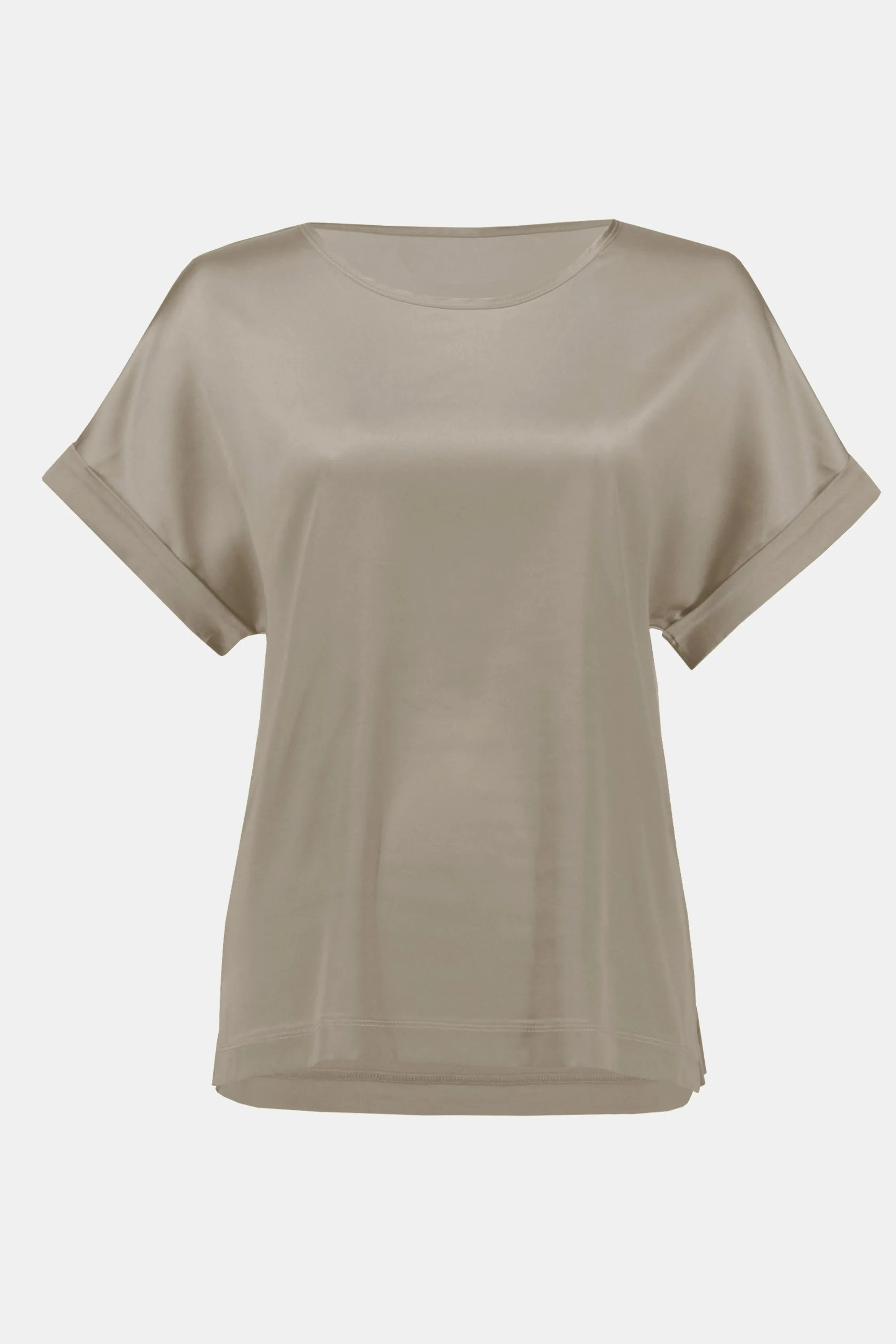 Joseph Ribkoff Satin Front Short Sleeve Top 243912