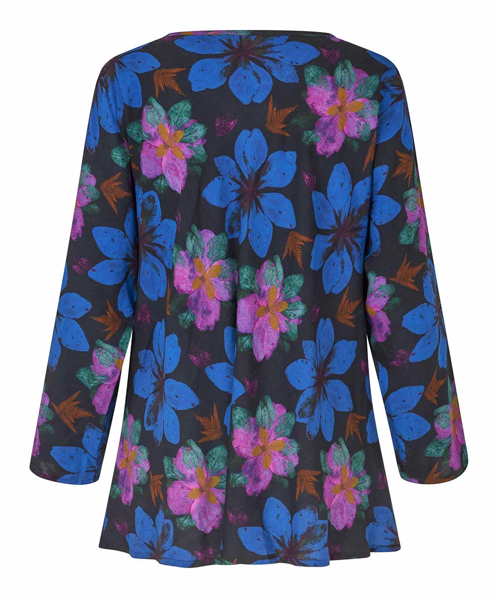 Floral Print Long Sleeve Top - Kay