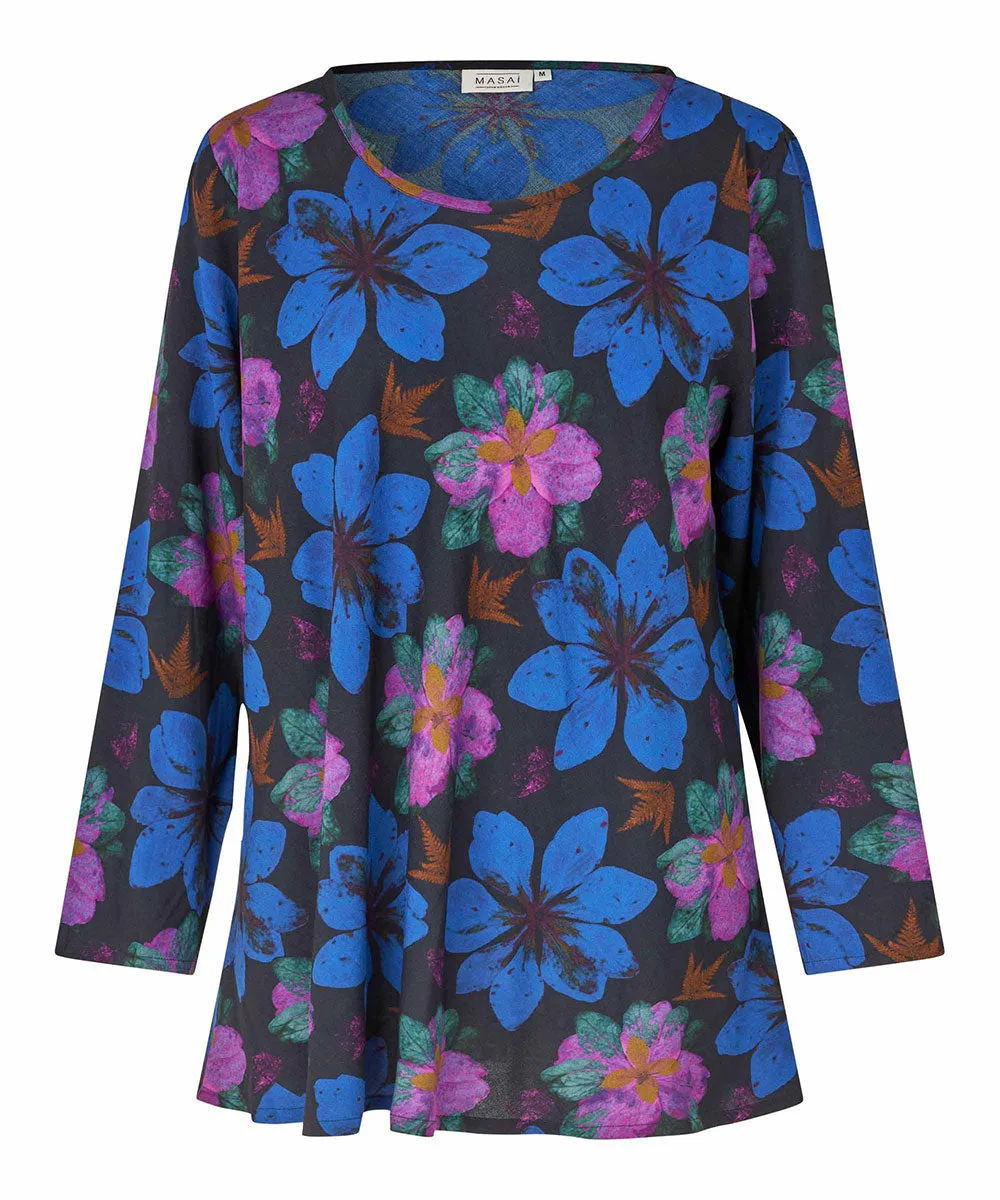 Floral Print Long Sleeve Top - Kay