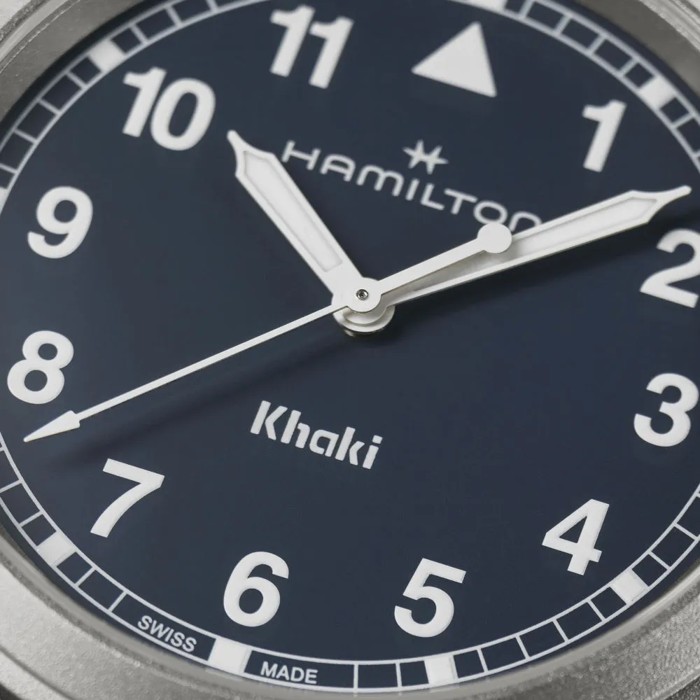 Khaki Field Quartz Blue Dial, 38mm