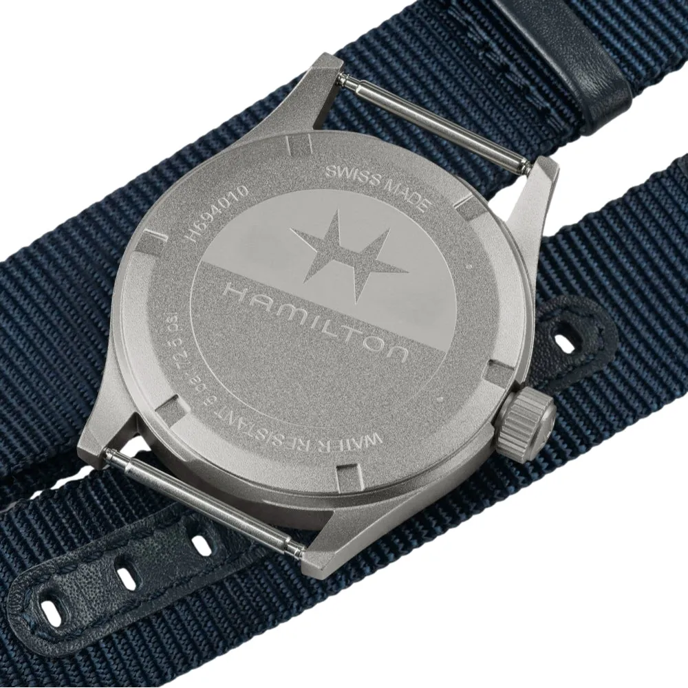 Khaki Field Quartz Blue Dial, 38mm