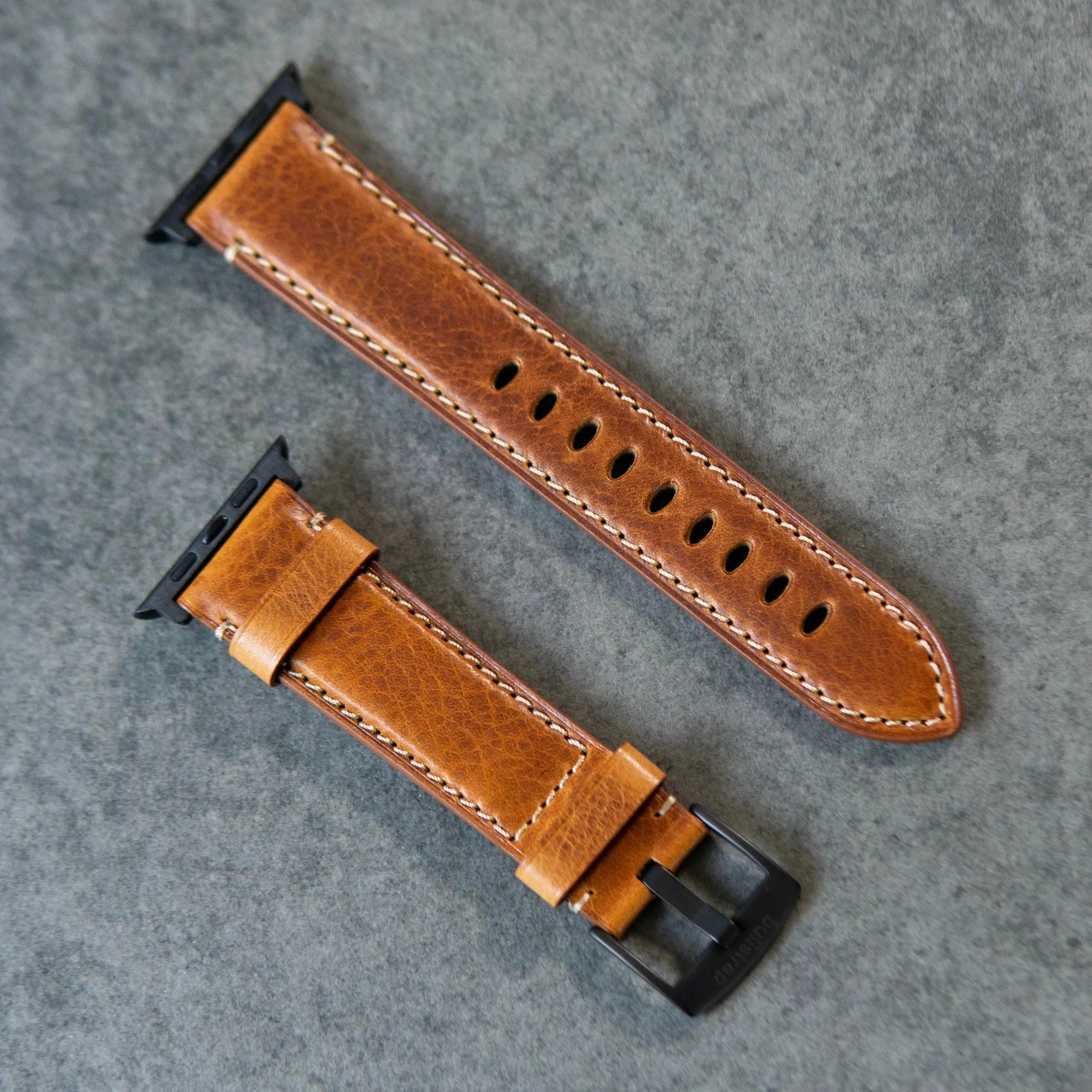 Leather Apple Watch Strap - Sienna