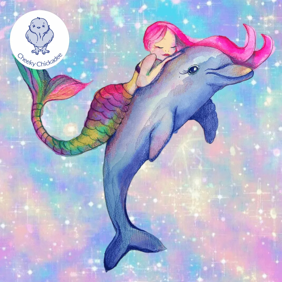 Mermaid and Dolphin Women's Tee