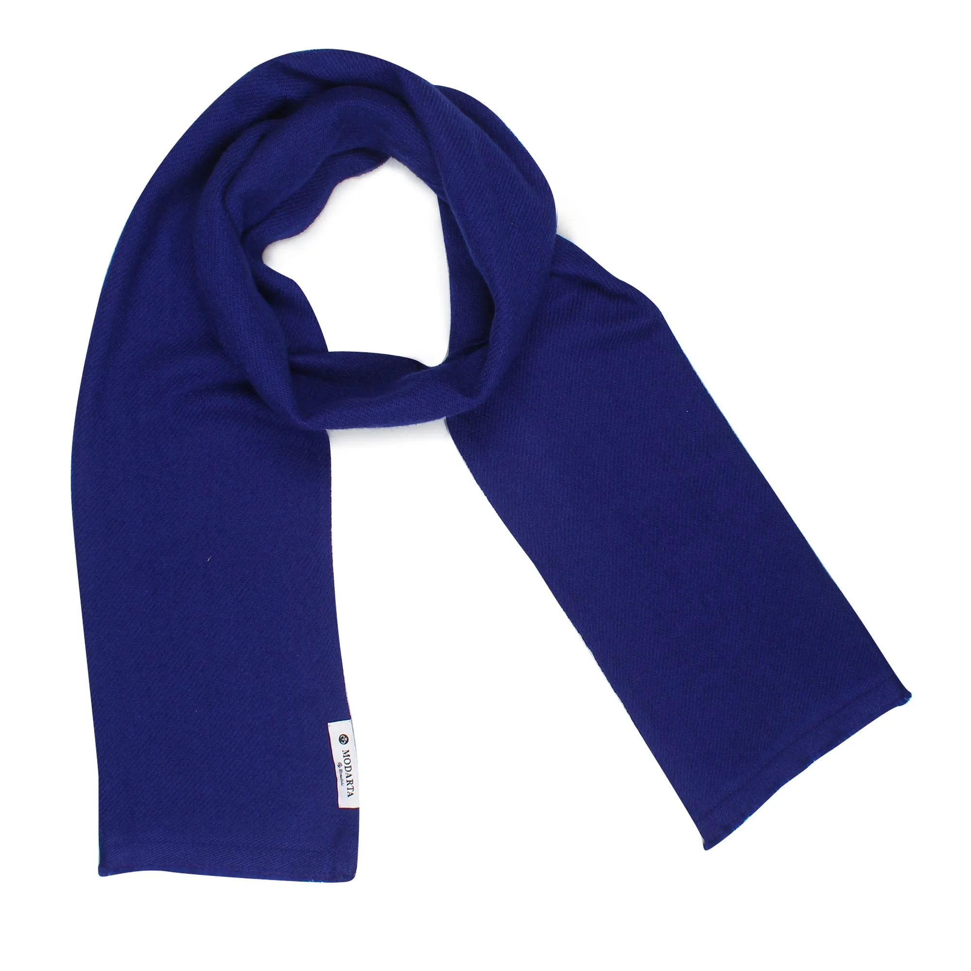 Navy Blue Woolen Muffler for Men