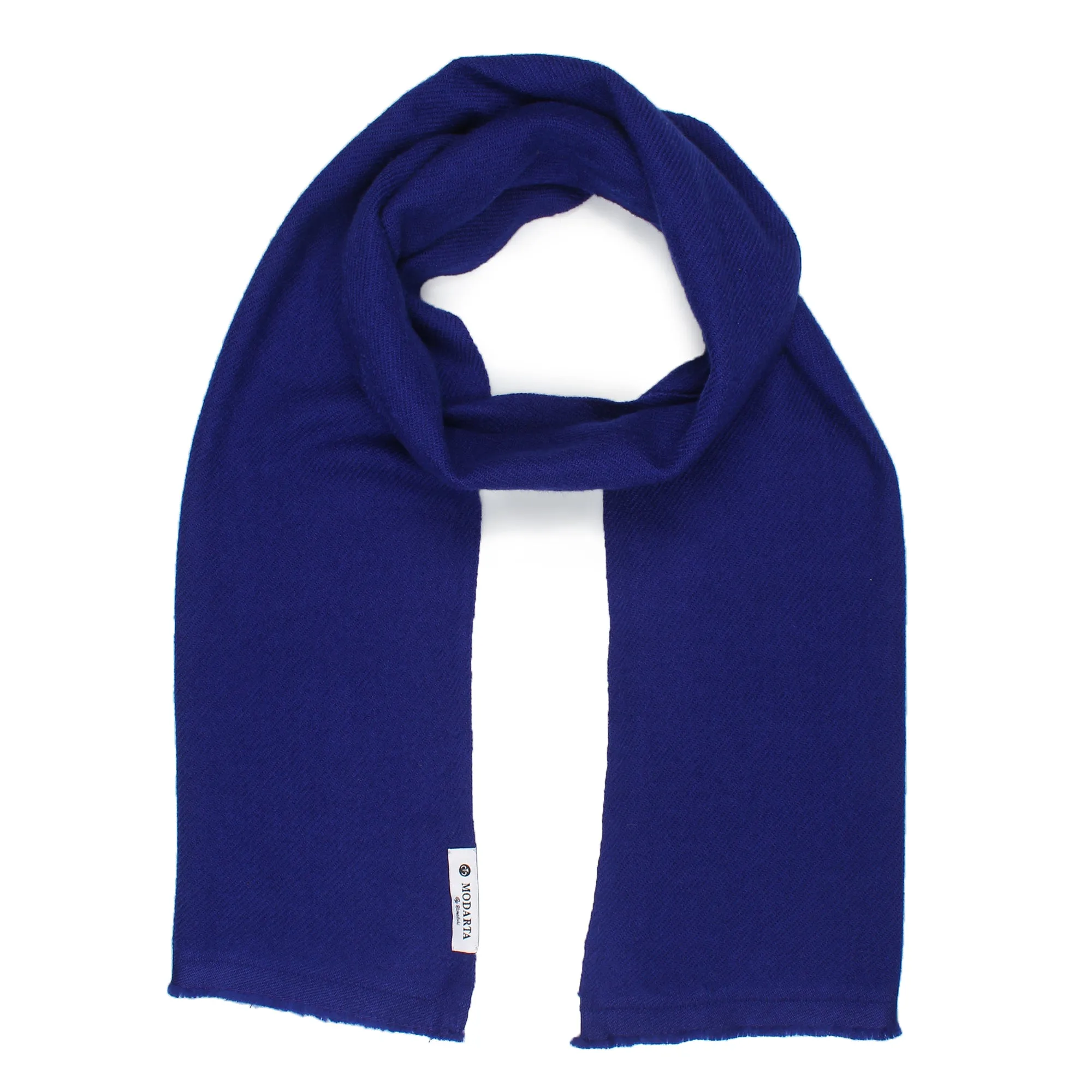 Navy Blue Woolen Muffler for Men