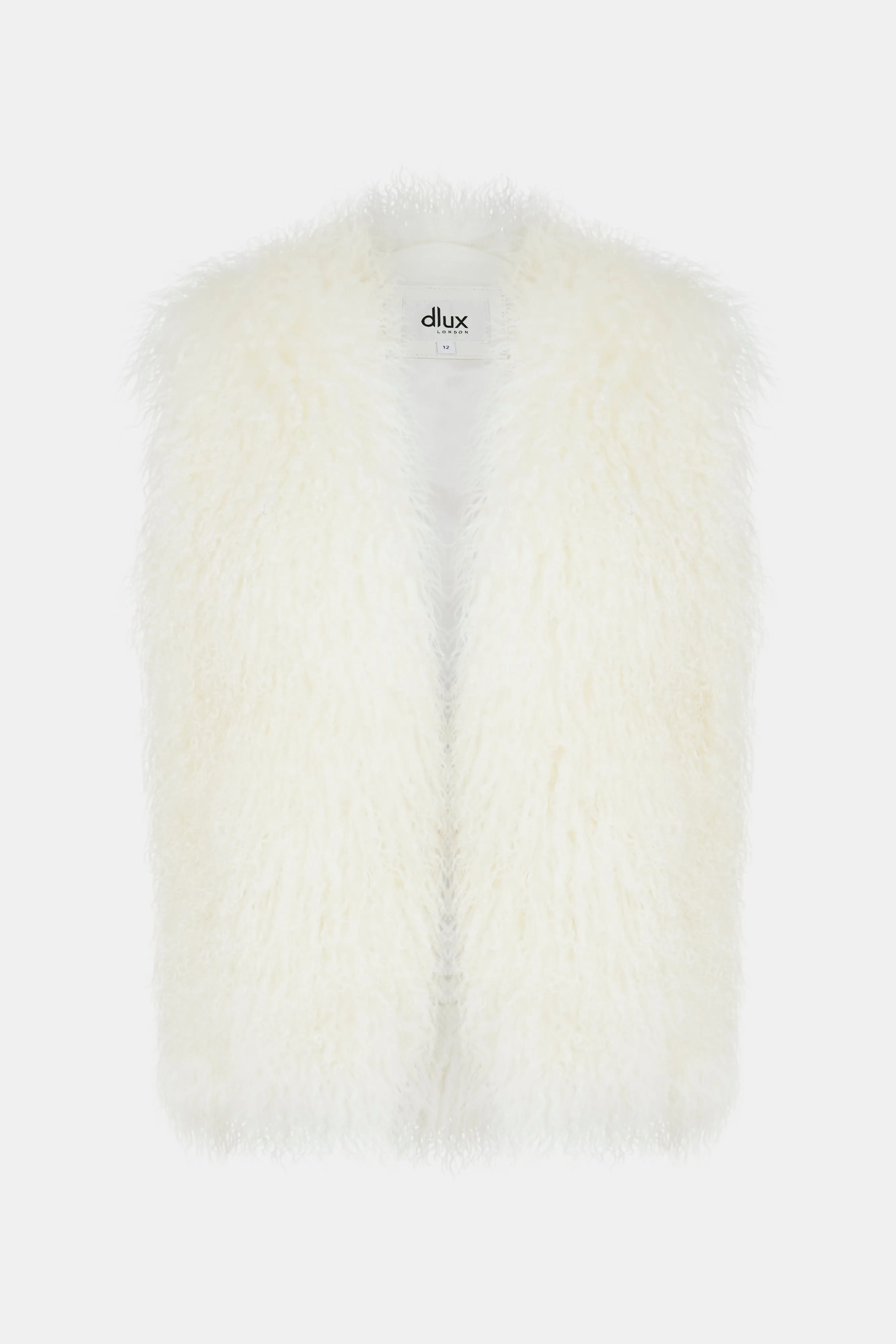 Off-White Mongolian Lambskin Vest