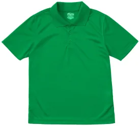 PW DryFit Polo Kelly Green