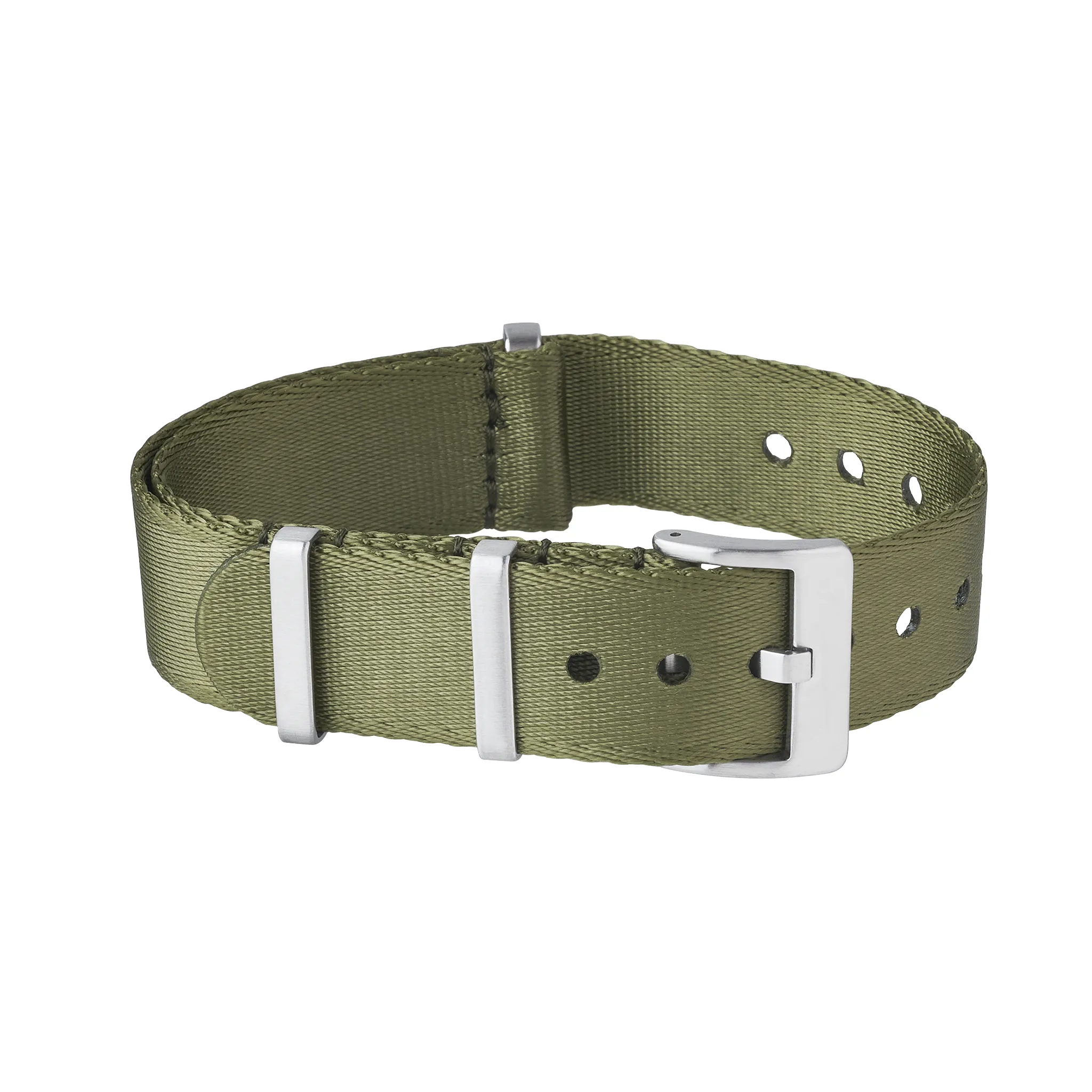 Seatbelt NATO Strap: Olive Green