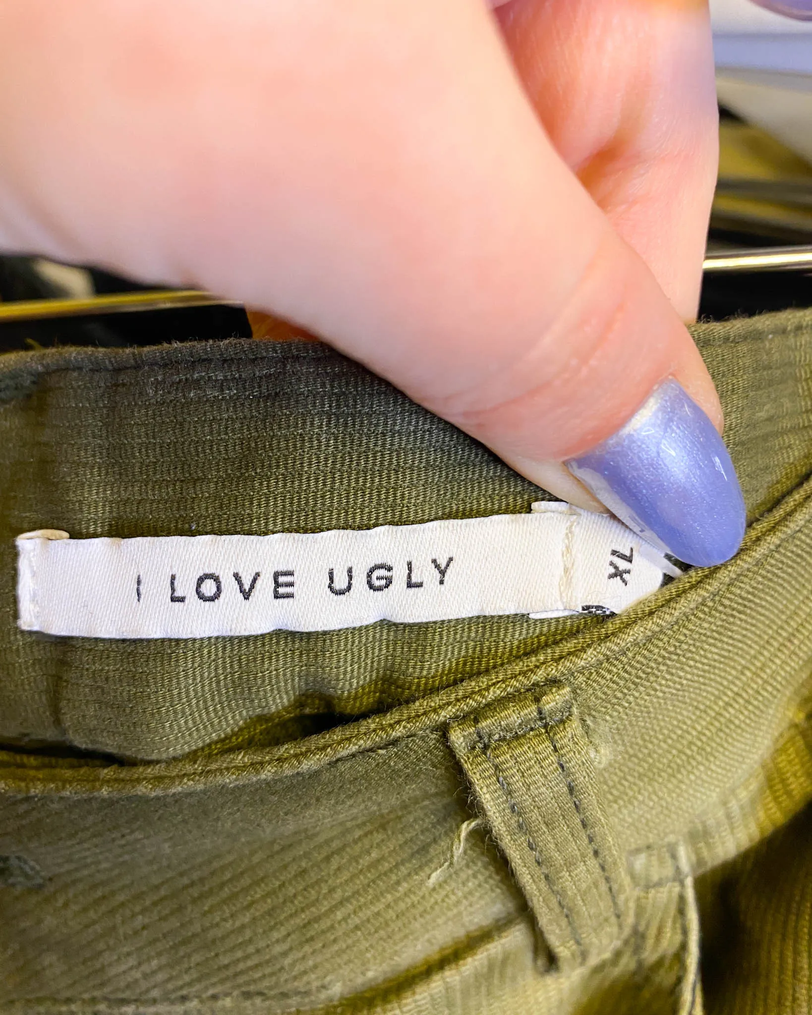 Size XL - I Love Ugly Seam Pants