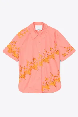 Squiggle Lace Camp Shirt