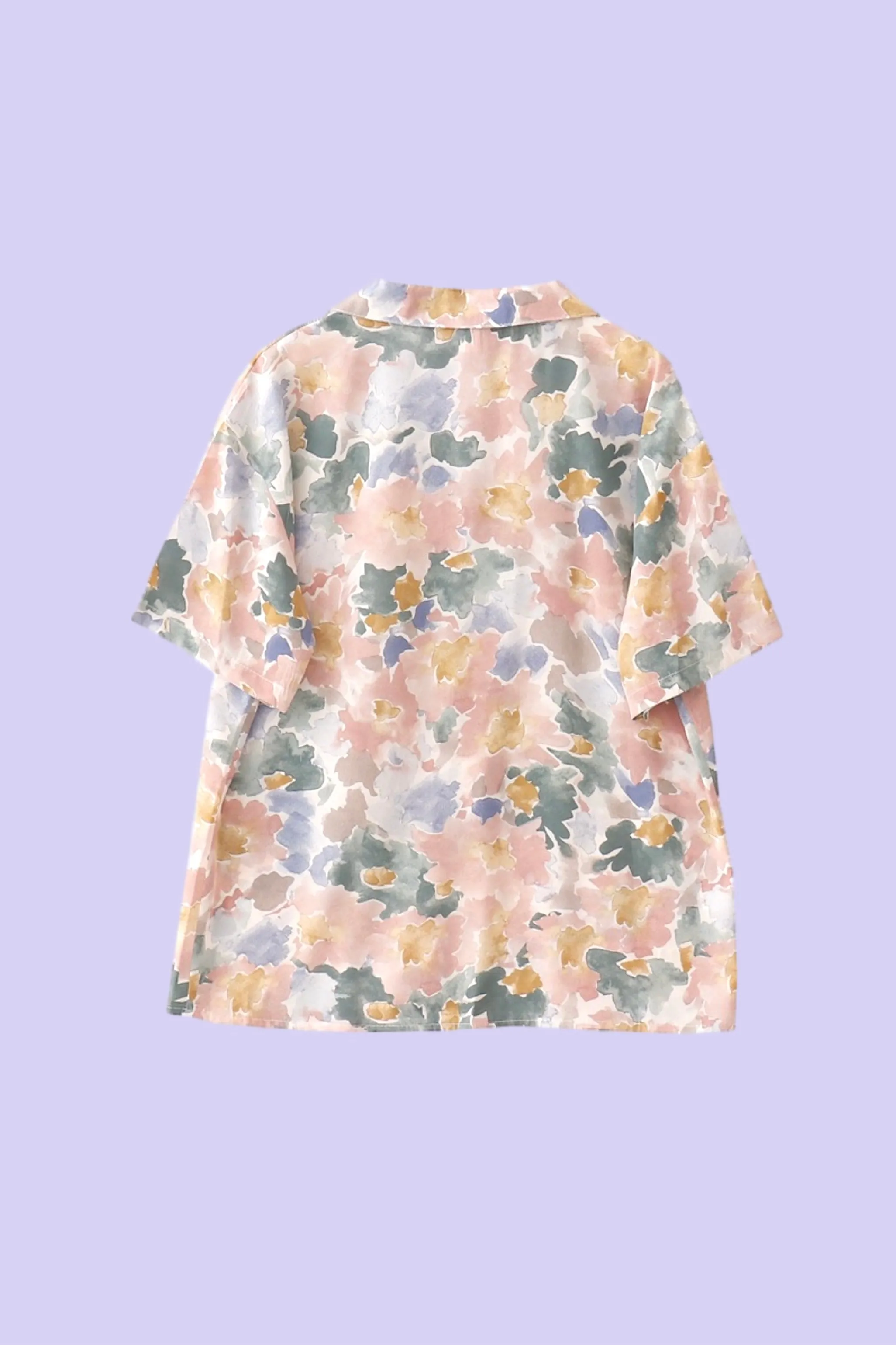 Summer floral  button up shirt