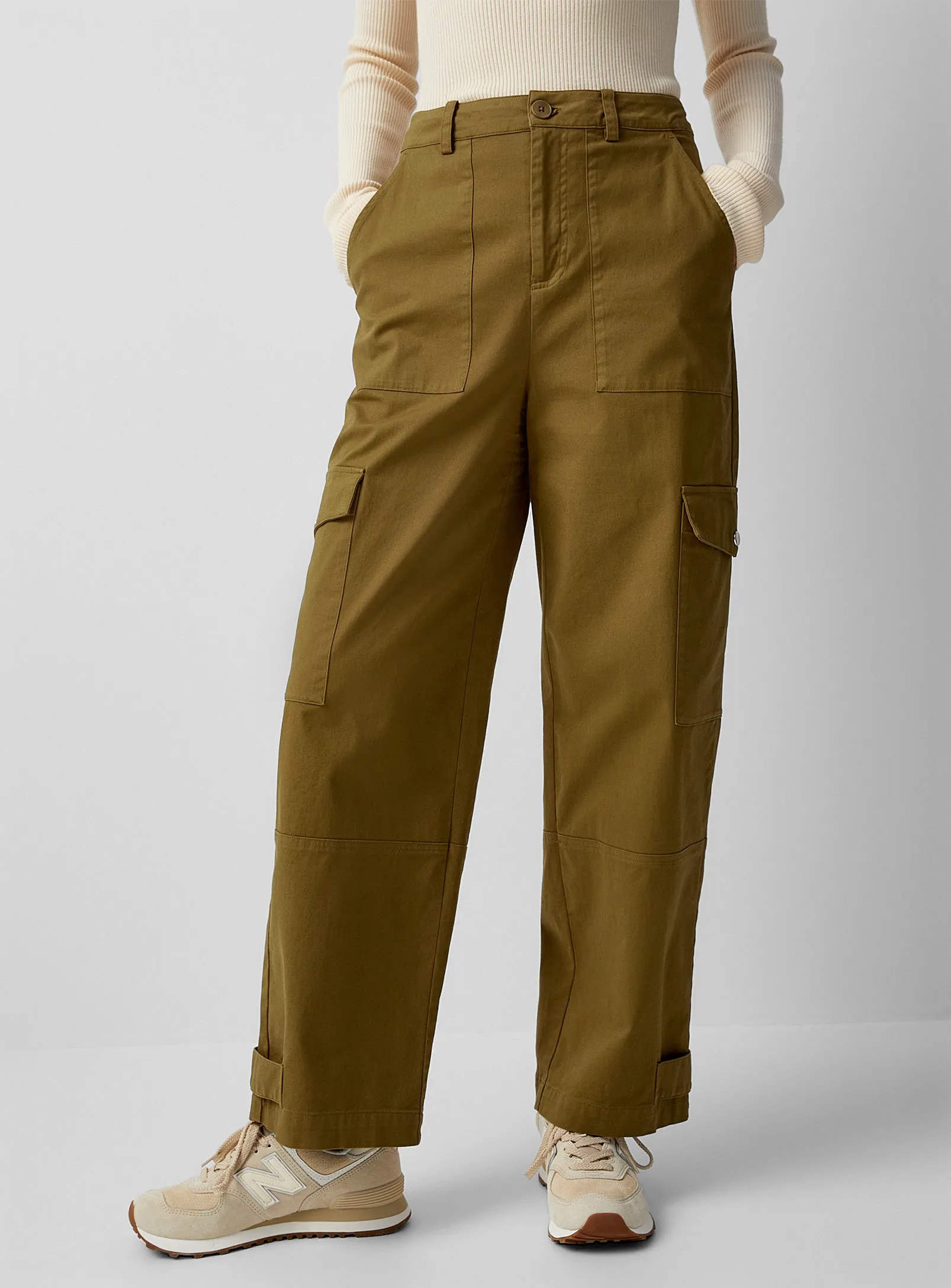 The Crina Cargo Pants by Part Two - Khaki