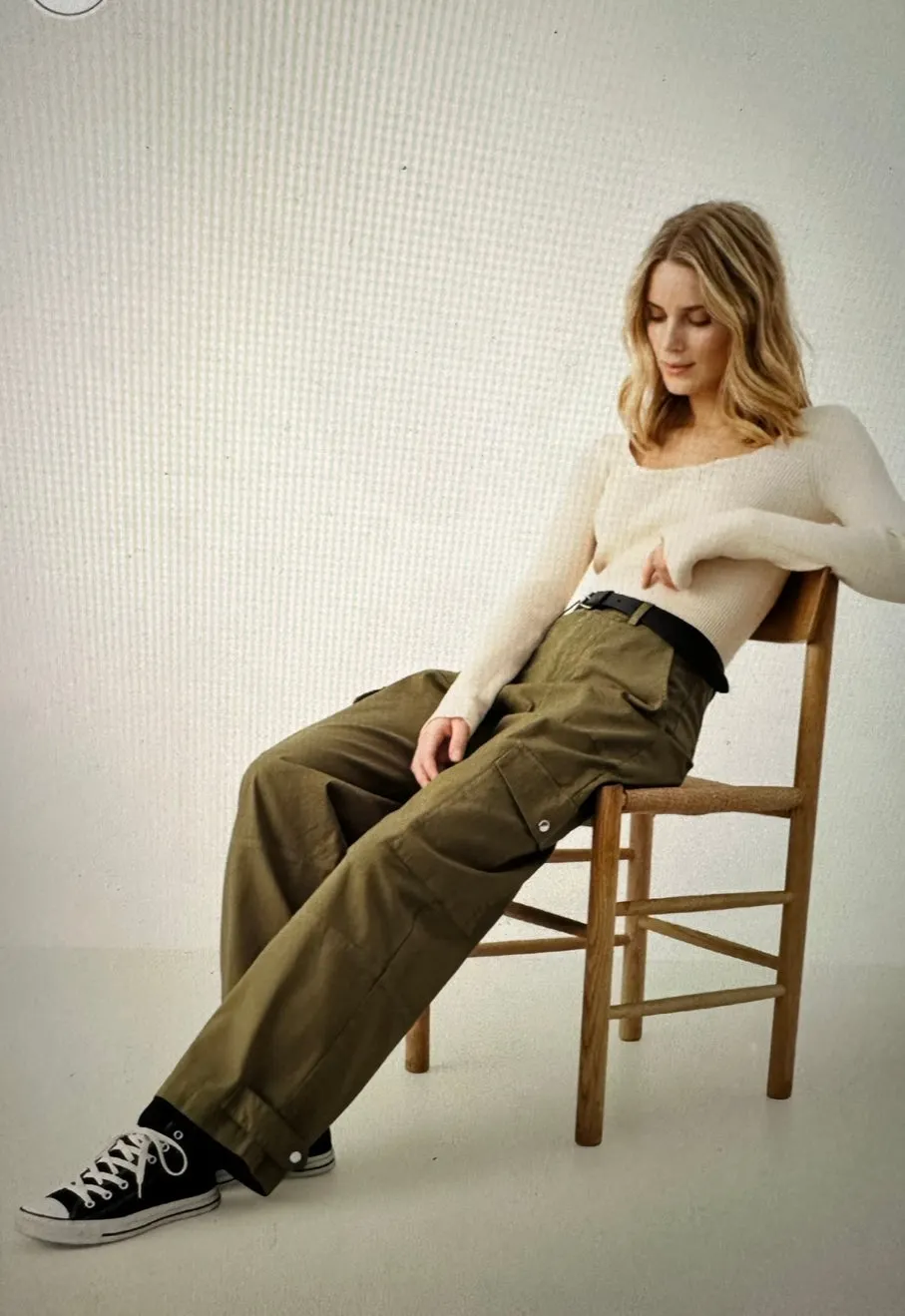 The Crina Cargo Pants by Part Two - Khaki