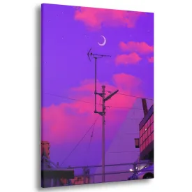 The Purple Sky (Aesthetic-World) Canvas