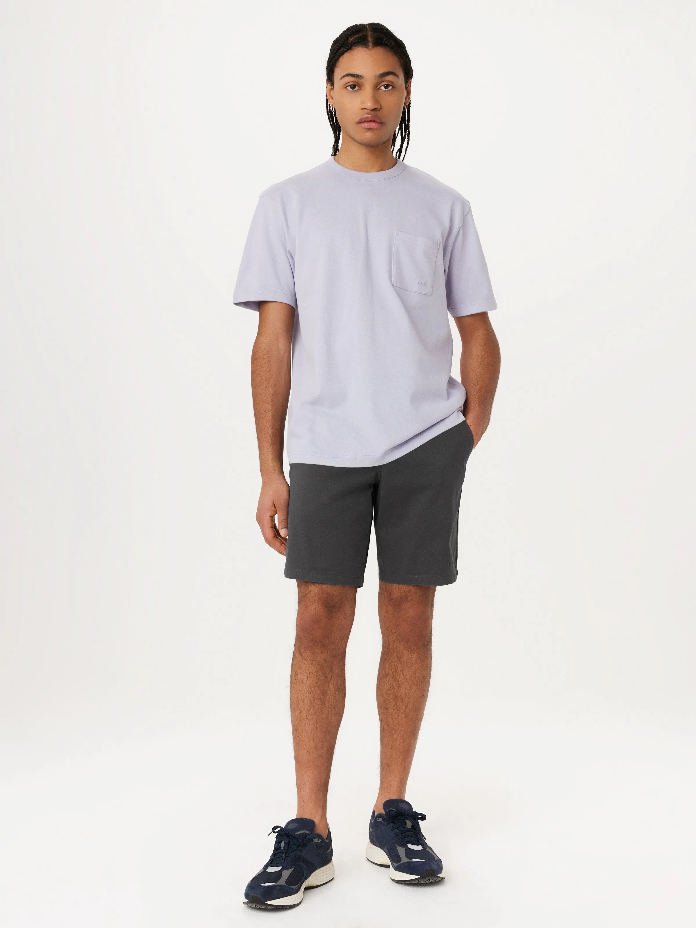 The Relaxed Pocket T-Shirt in Icy Blue