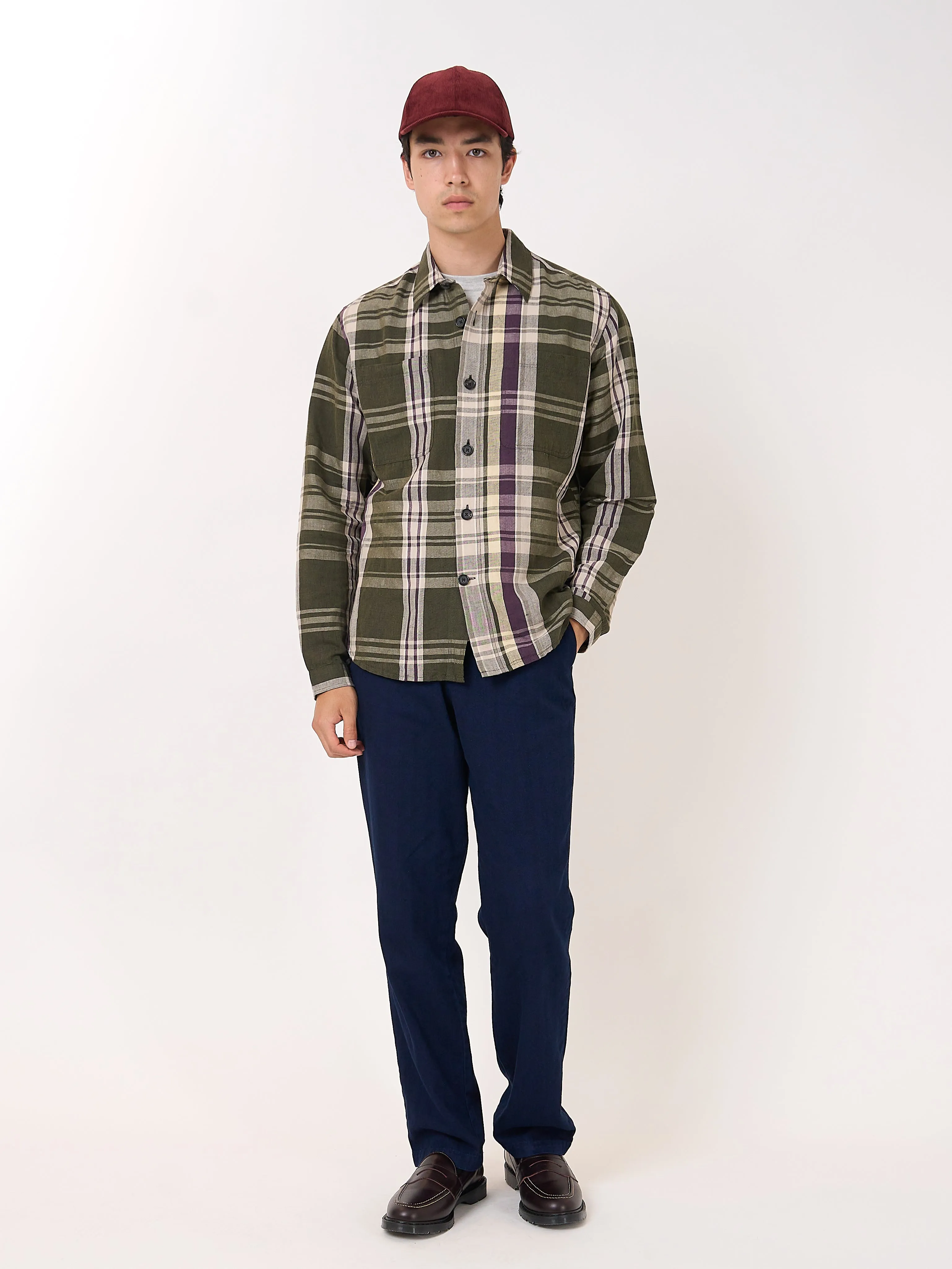 Treviscoe Shirt Westwick Aubergine