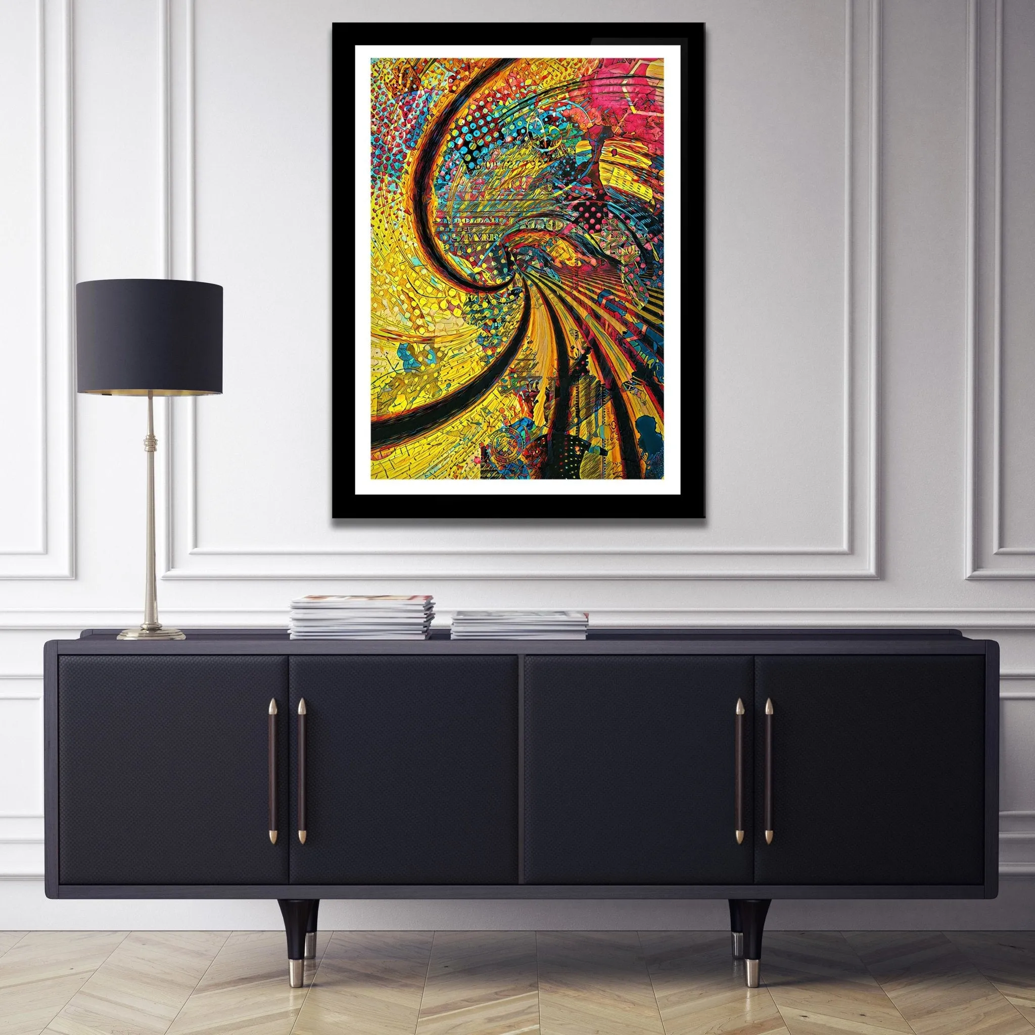 Trippy Spiral Semi-gloss Print