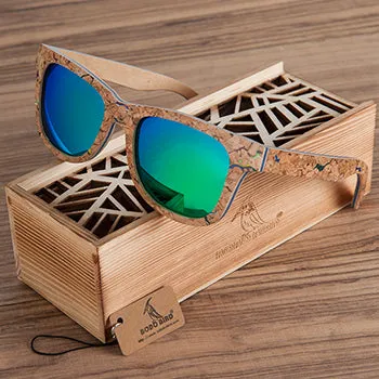 Unique Cork Wooden Sunglasses