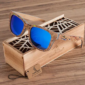 Unique Cork Wooden Sunglasses