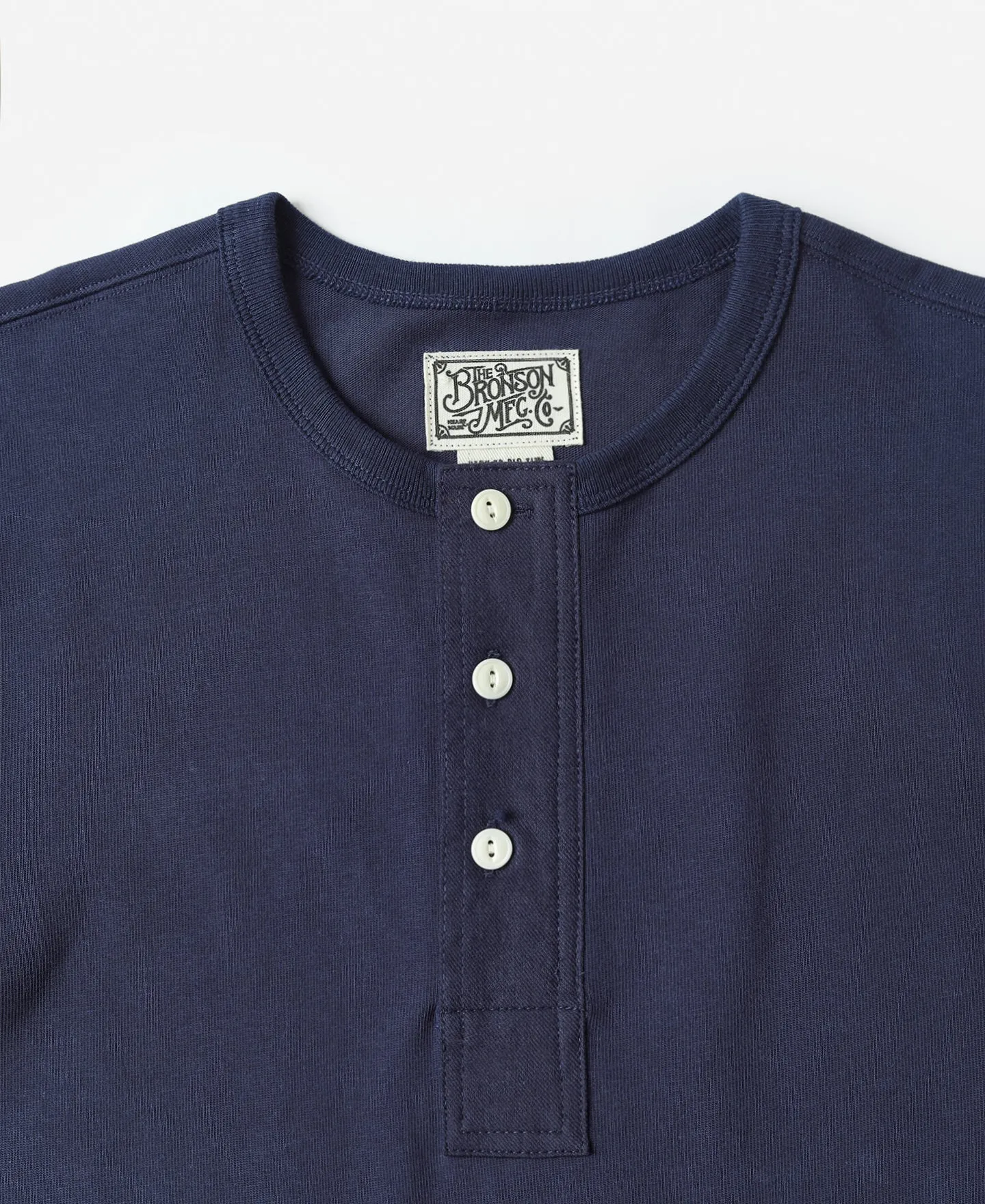 Vintage Short Sleeve Henley T-Shirt - Navy