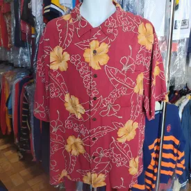 Vintage USC TROJANS NCAA Reyn Spooner Silk Hawaiian Shirt XXL