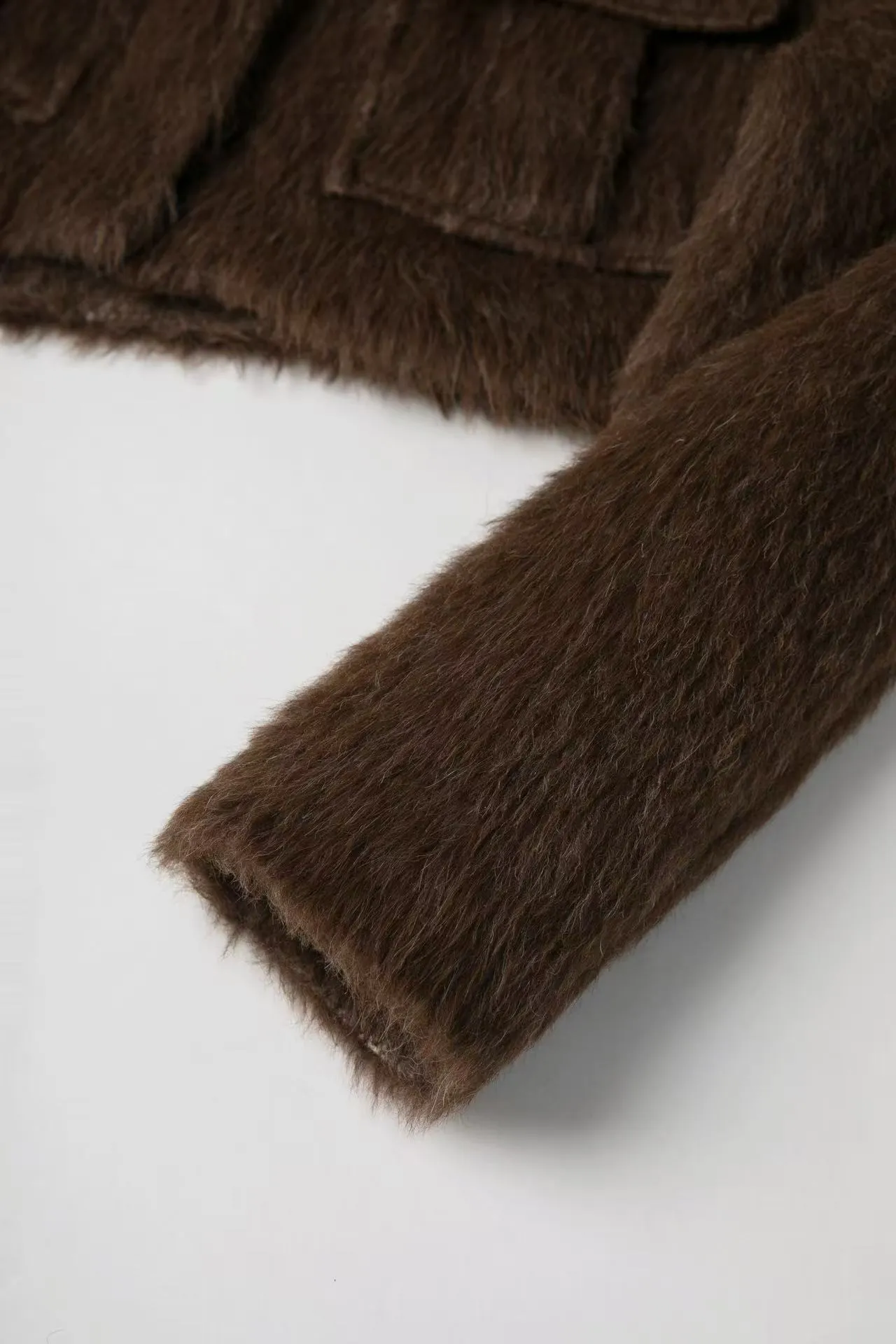 Woolen Furry Jacket