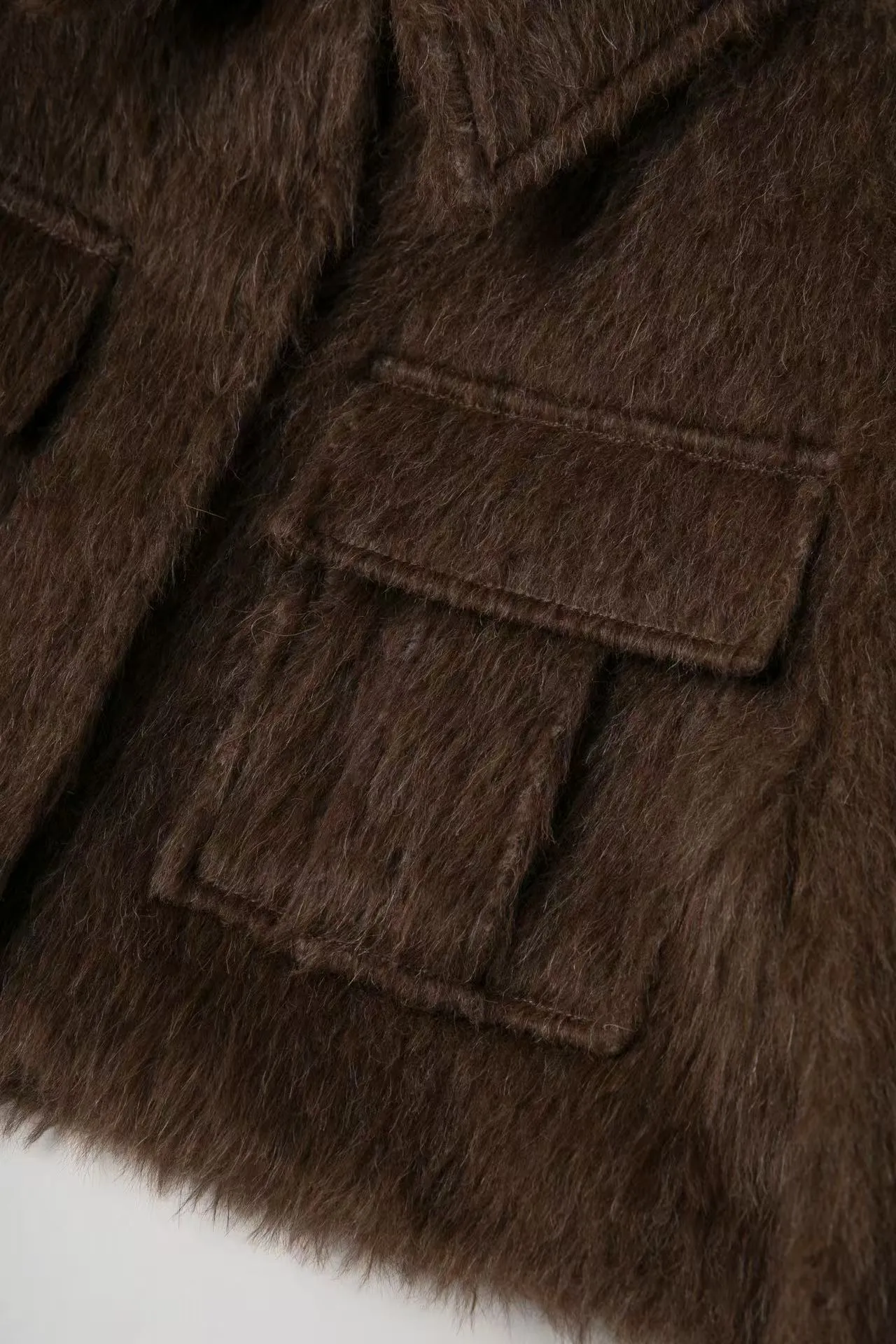 Woolen Furry Jacket